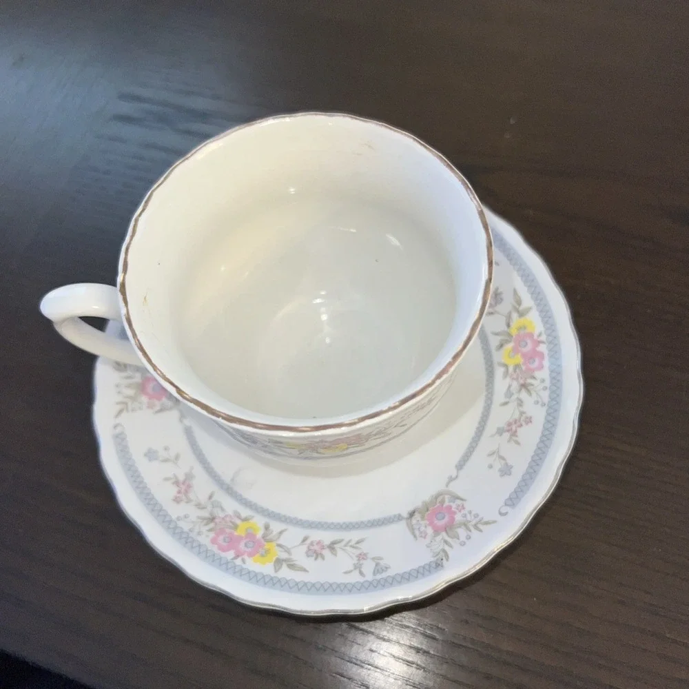 vintage teacup and saucer set Made In China